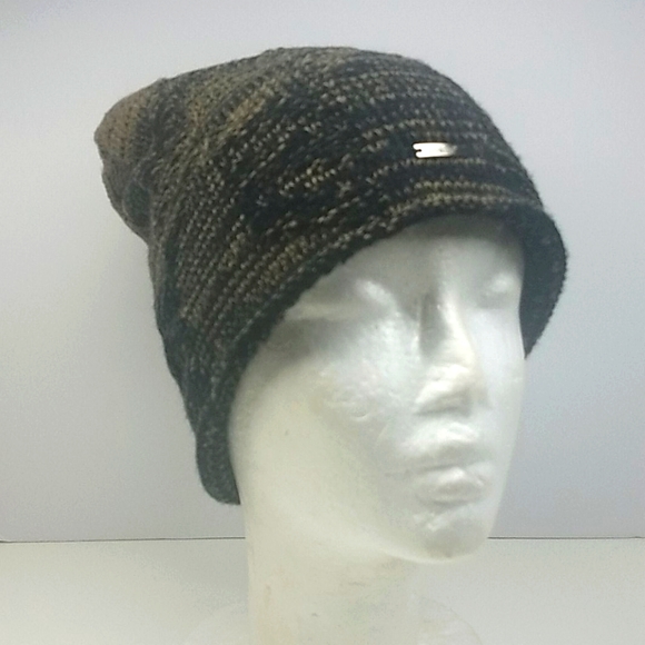 Go & Go Knitted Black and Tan Beanie Hat - Picture 2 of 7